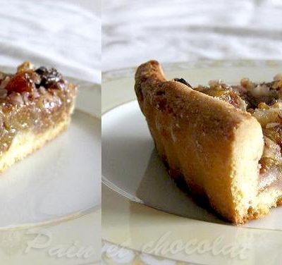 foto Crostata di fichi e frutta secca