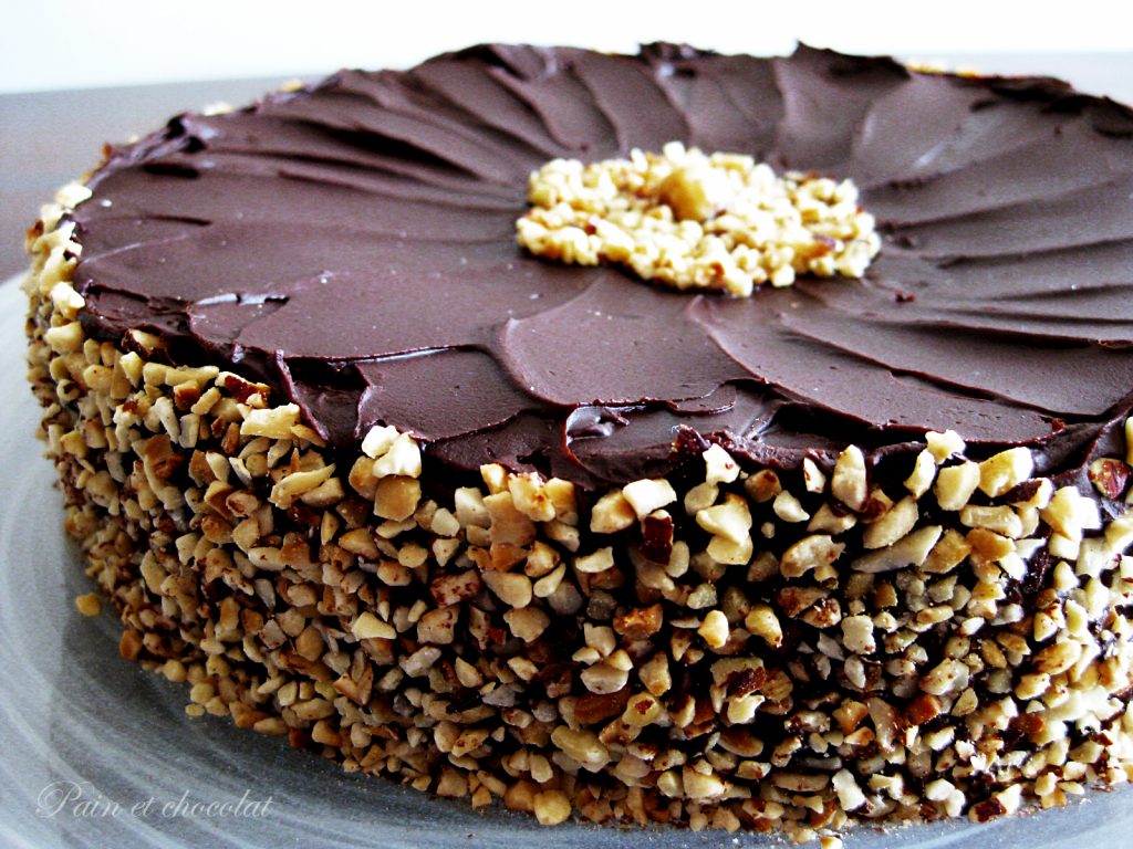 Torta di cioccolato e nocciole