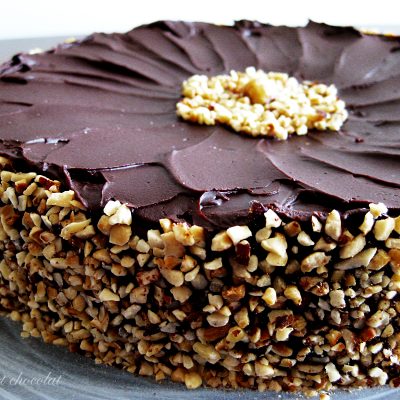 foto Torta di cioccolato e nocciole