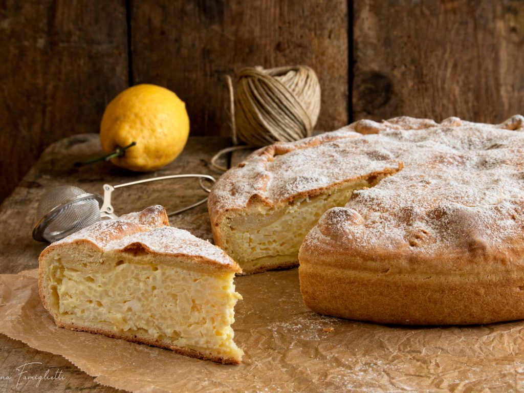 Torta di riso e ricotta